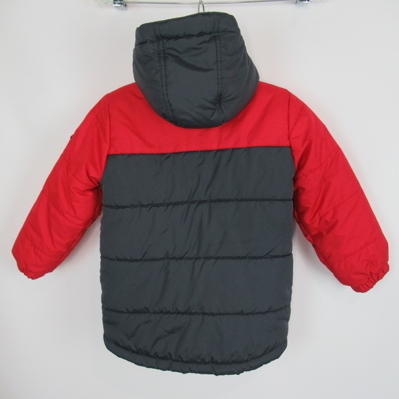 BIG CHILL Freestyle Fleece Lined Hooded Warm Winter Jacket Little Boys Small - Picture 3 of 11